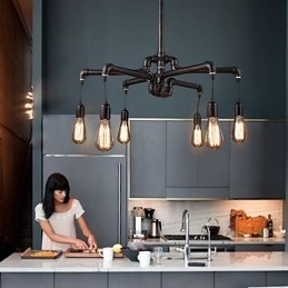 Designer Touch Decorative Retro Metal Ceiling Light Cafe