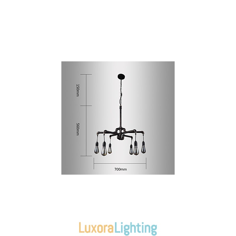 Designer Touch Decorative Retro Metal Ceiling Light Cafe