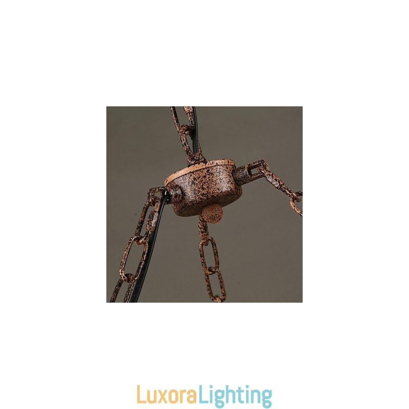 Designer Touch Decorative Vintage Country Painting Metal Pendant Light Garage