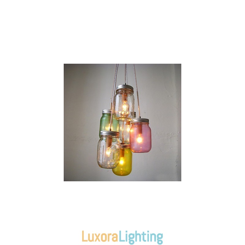 Designer Touch Decorative Creative Wishing Bottle Glass Sweet Children Three Droplight Lamp