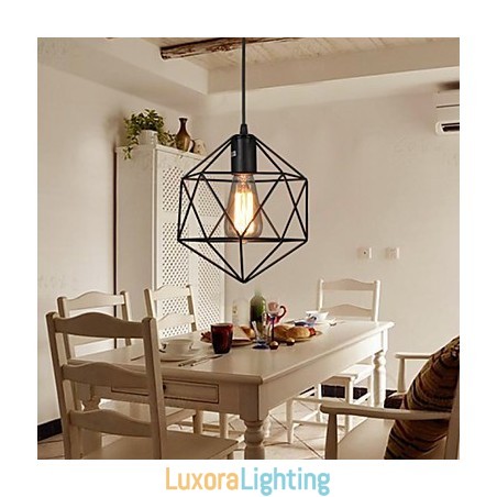 Designer Touch Decorative Geometrical Line Diamond Wrought Iron Chandelier Pendant Light Modern Contemporary