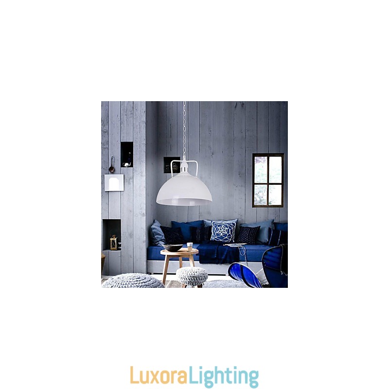 Designer Touch Decorative Nordic American Country Industrial Semicircle Fashion Wrought Iron Single Head Droplight