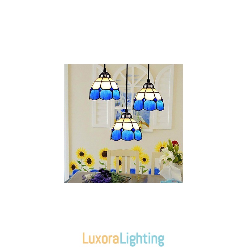 Designer Touch Decorative European Contracted Droplight Glass Lampshade Lamps And Lanterns Of The Mediterranean