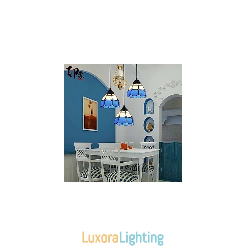Designer Touch Decorative European Contracted Droplight Glass Lampshade Lamps And Lanterns Of The Mediterranean