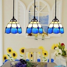 Designer Touch Decorative European Contracted Droplight Glass Lampshade Lamps And Lanterns Of The Mediterranean