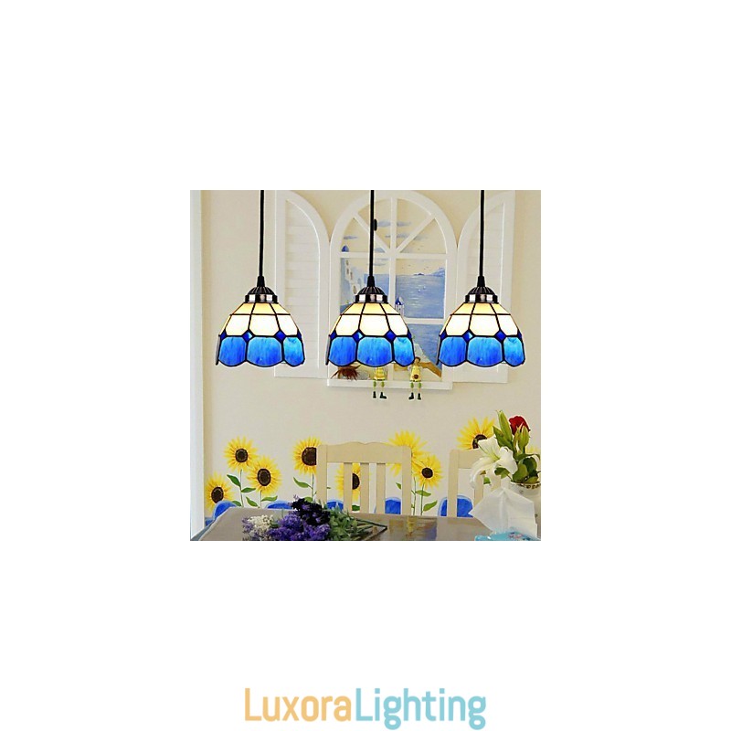 Designer Touch Decorative European Contracted Droplight Glass Lampshade Lamps And Lanterns Of The Mediterranean
