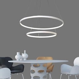 Designer Touch Decorative Pendant Light Modern Design High Quality Two Rings