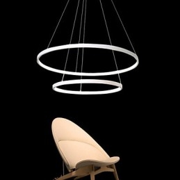 Designer Touch Decorative Pendant Light Modern Design High Quality Two Rings