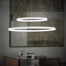 Designer Touch Decorative Pendant Light Modern Design High Quality Two Rings
