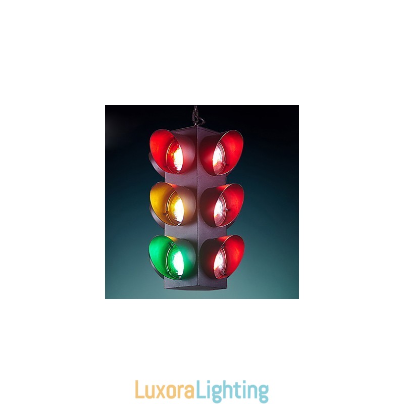 Designer Touch Decorative Included Loft Pendant Light Rustic Lodge Painting Metal