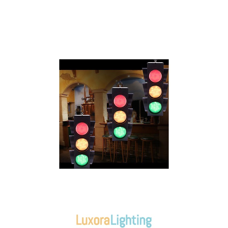 Designer Touch Decorative Included Loft Pendant Light Rustic Lodge Painting Metal