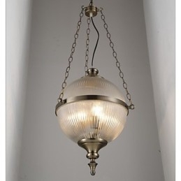 Designer Touch Decorative Iron Bronze Chandelier Lamp Glass