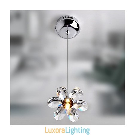 Designer Touch Decorative Modern Contemporary Crystal Mini Style Electroplated Pendant Light