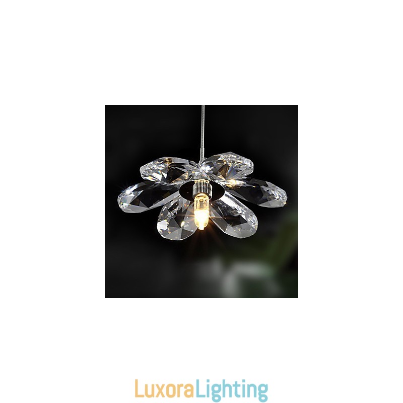 Designer Touch Decorative Modern Contemporary Crystal Mini Style Electroplated Pendant Light