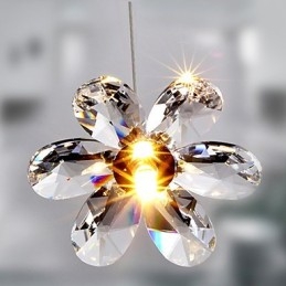 Designer Touch Decorative Modern Contemporary Crystal Mini Style Electroplated Pendant Light