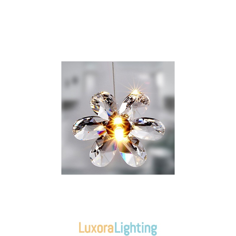 Designer Touch Decorative Modern Contemporary Crystal Mini Style Electroplated Pendant Light