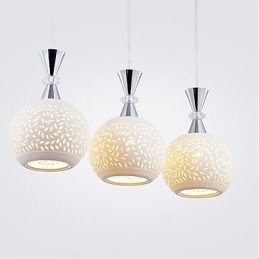 Designer Touch Decorative 3 Heads Pendant Light Modern Contemporary Metal