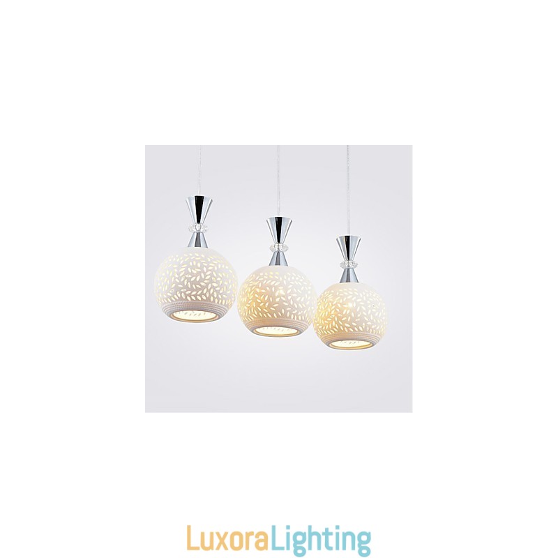 Designer Touch Decorative 3 Heads Pendant Light Modern Contemporary Metal