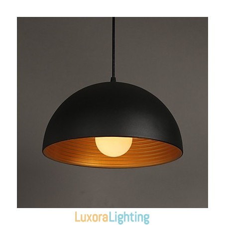 Designer Touch Decorative Creative Lamp Round Chimney Droplight Wrought Iron Character Meals Chandelier Black And White