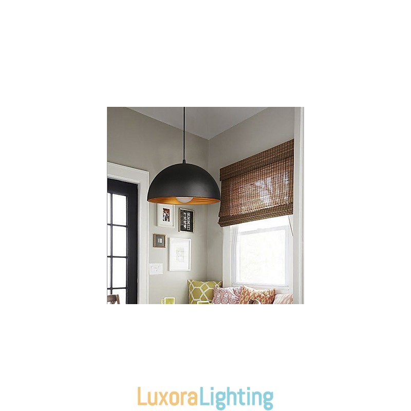 Designer Touch Decorative Creative Lamp Round Chimney Droplight Wrought Iron Character Meals Chandelier Black And White