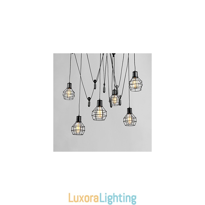 Designer Touch Decorative 6 Lights Country Designers Metal Pendant Light