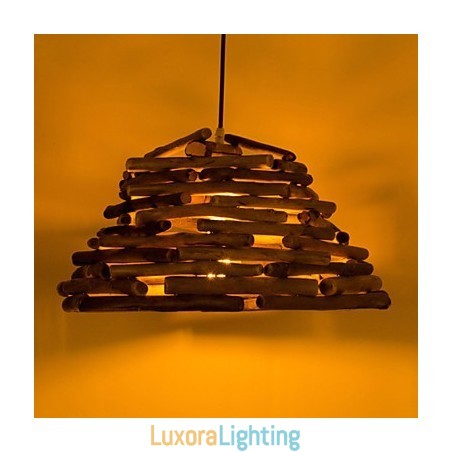 Designer Touch Decorative Retro Classic Wooden Ceiling Lights Simple Pendant Lamps Cafe Pendant Lamp