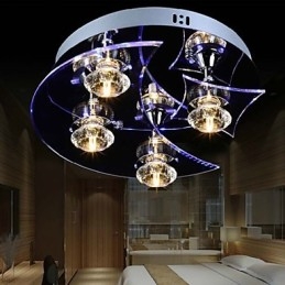 Designer Touch Decorative Chandelier Modern Crystal Living 4 Lights