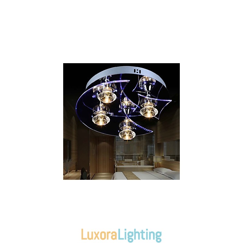 Designer Touch Decorative Chandelier Modern Crystal Living 4 Lights