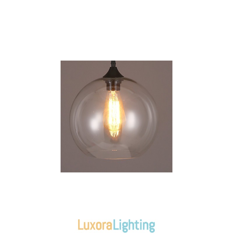 Designer Touch Decorative American Creative Nordic Contracted Rural Glass Ball Single Head Droplight Lanp