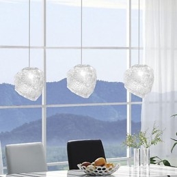 Designer Touch Decorative Contemporary And Contracted Art Glass Irregular Meals Chandelier Ice Crystal Chandelier