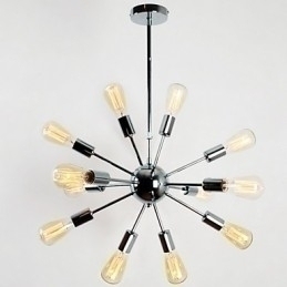 Designer Touch Decorative Electroplated Metal Chandelier