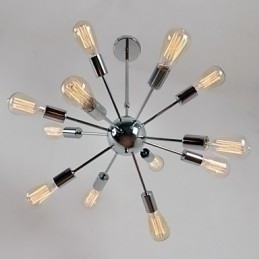 Designer Touch Decorative Electroplated Metal Chandelier