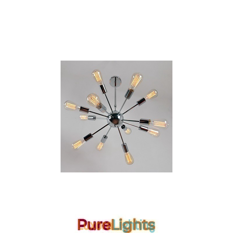 Designer Touch Decorative Electroplated Metal Chandelier