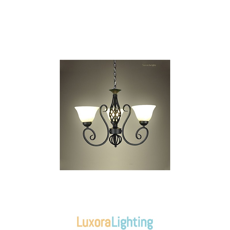 Designer Touch Decorative Jane The Chandelier Is Contracted Wrought Iron Creative European Style Lighting Lamps