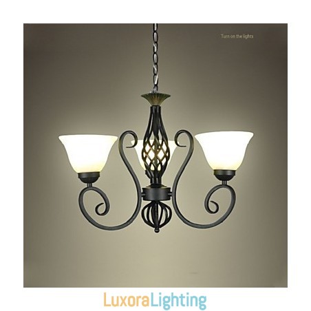 Designer Touch Decorative Jane The Chandelier Is Contracted Wrought Iron Creative European Style Lighting Lamps