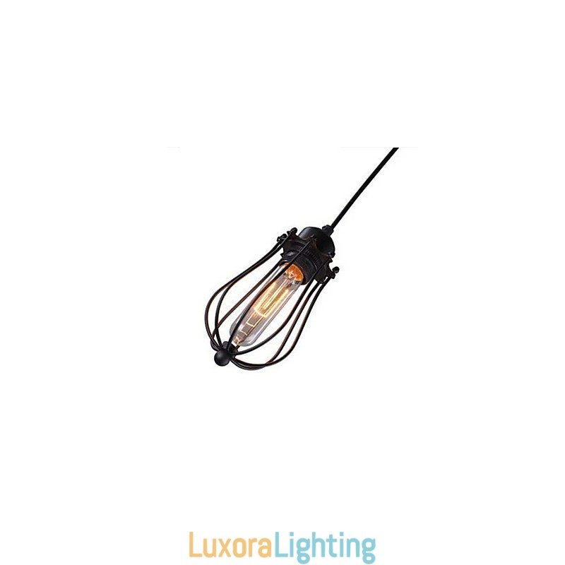 Designer Touch Decorative Tiny cages droplight Edison meals pendant lamp of restoring nt ways light Chandelier cafe