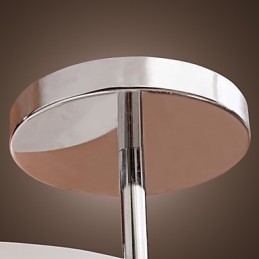 Designer Touch Decorative Modern Contemporary Mini Style Chrome Metal Chandelier Flush Mount Garage