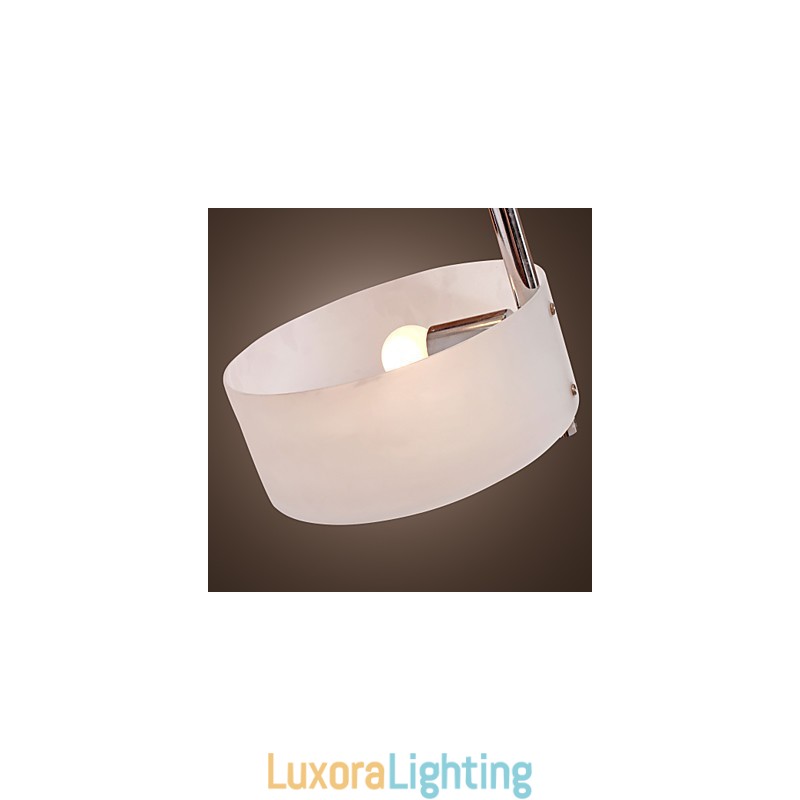 Designer Touch Decorative Modern Contemporary Mini Style Chrome Metal Chandelier Flush Mount Garage