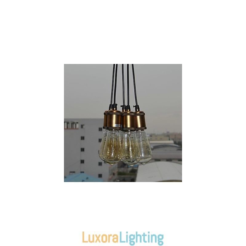 Designer Touch Decorative Country Electroplated Metal Flush Mount