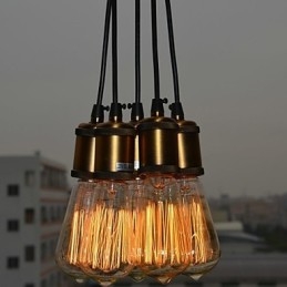 Designer Touch Decorative Country Electroplated Metal Flush Mount