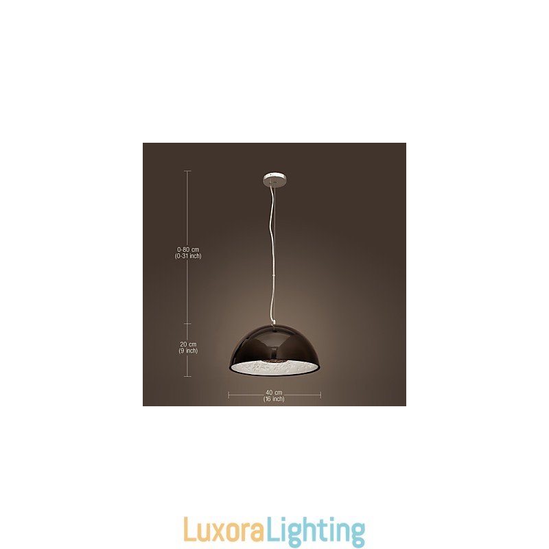 Designer Touch Decorative Modern Contemporary Bowl Mini Style Painting Pendant Light