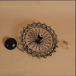 Designer Touch Decorative American Country Iron Industry Ferris Wheel Chandelier