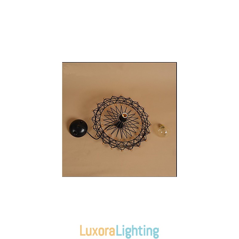 Designer Touch Decorative American Country Iron Industry Ferris Wheel Chandelier