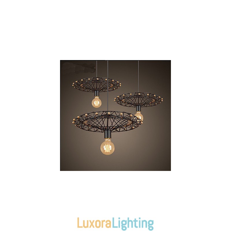 Designer Touch Decorative American Country Iron Industry Ferris Wheel Chandelier