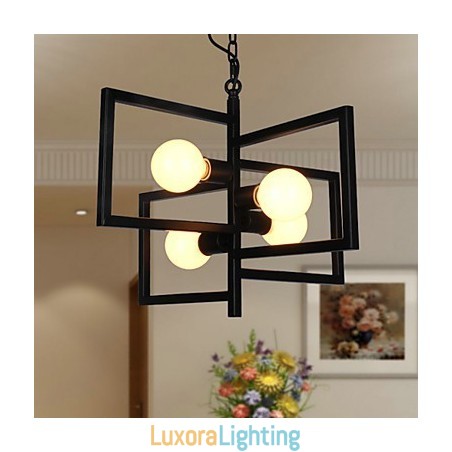 Designer Touch Decorative Vintage Country Painting Metal Pendant Light Garage