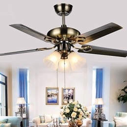 Designer Touch Decorative Ceiling Fans Luxe Eco Modern Ceiling Fan With Light 42 Inch Blades Brushed Steel Finish