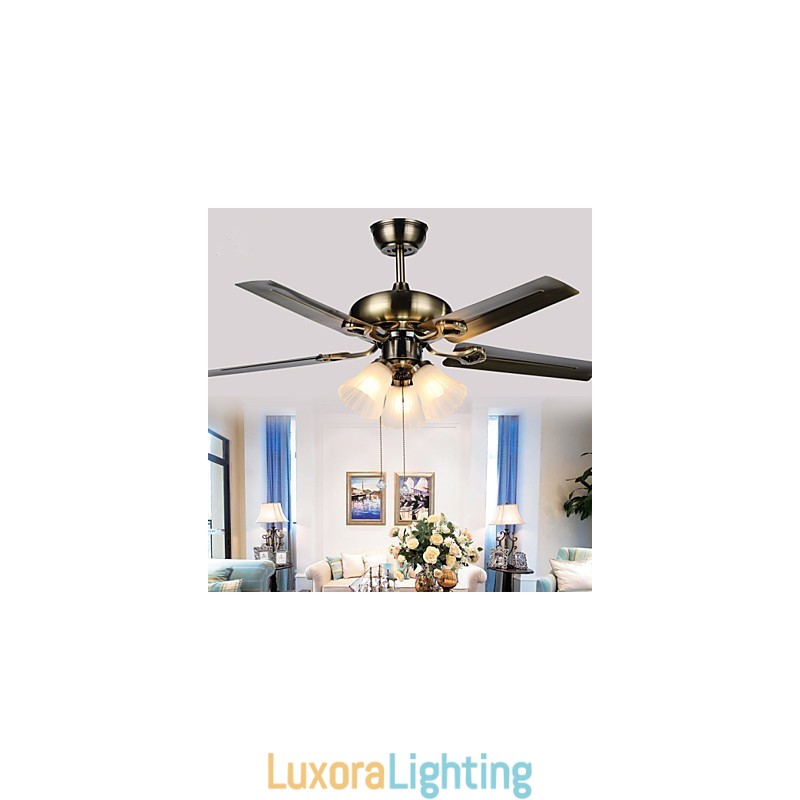 Designer Touch Decorative Ceiling Fans Luxe Eco Modern Ceiling Fan With Light 42 Inch Blades Brushed Steel Finish