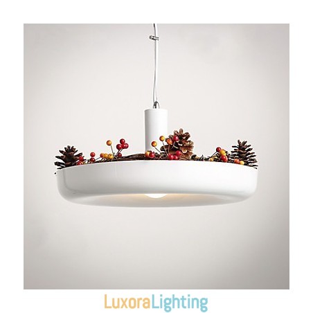 Designer Touch Decorative Pure White Modern Contemporary Design Pendant Light Family