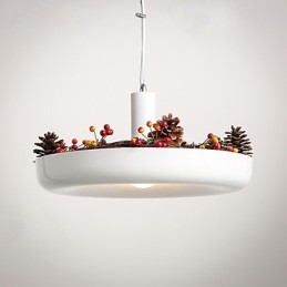 Designer Touch Decorative Pure White Modern Contemporary Design Pendant Light Family