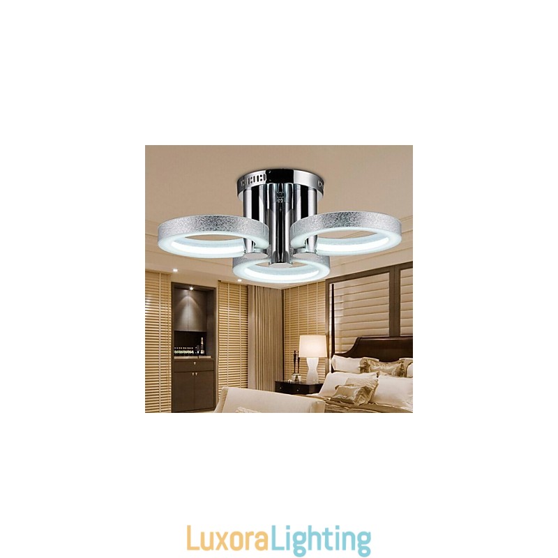 Designer Touch Decorative Chandelier Modern Silver 3 Lights
